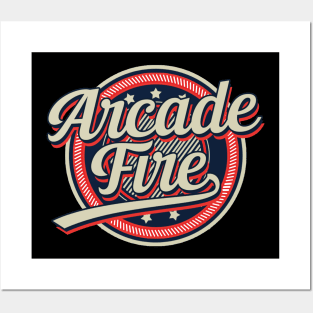 Graphic Aesthetic Arcade Proud Name Circle Vintage Art Posters and Art